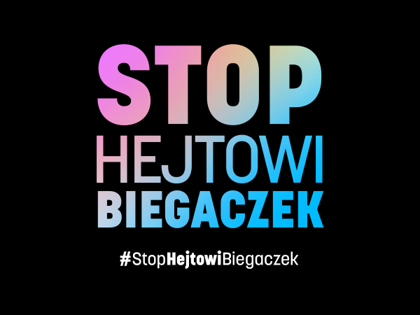 Akcja społeczna - Stop hejtowi biegaczek!