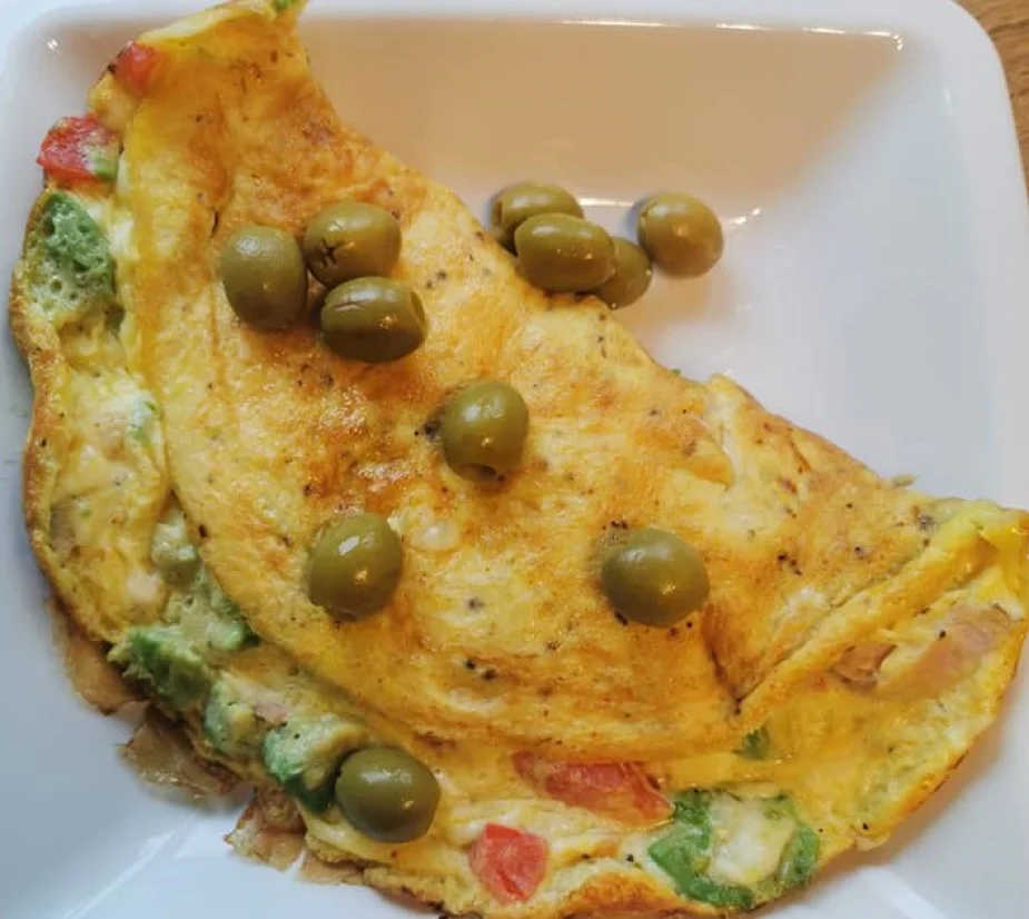 Omlet przygotowany przez Sylwię Jabłońską