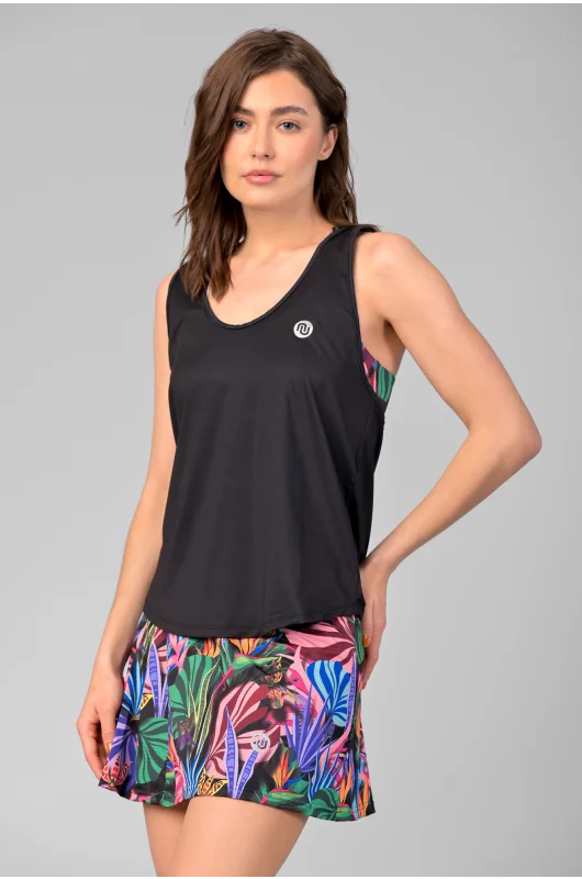 Tank top bokserka damska Black