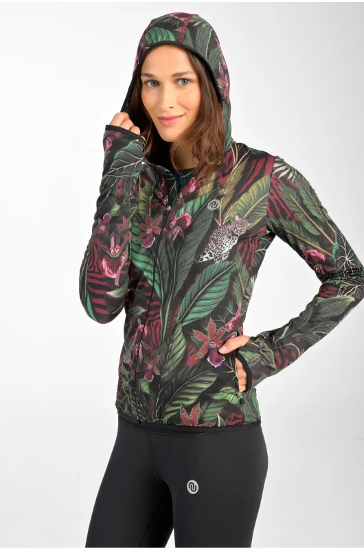 Bluza Coldproof rozpinana z kapturem termoaktywna Selva Blush