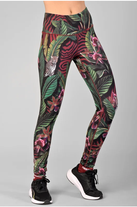 Legginsy regular z pasem Basic Selva Blush