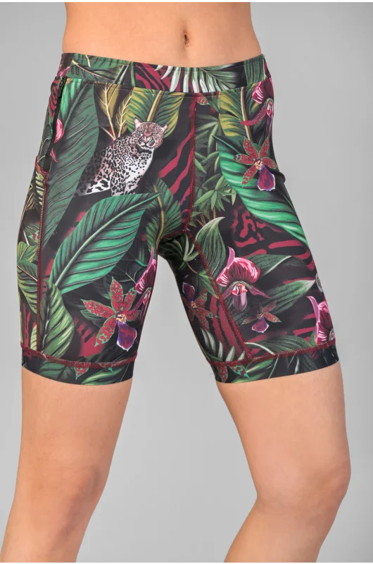 Krótkie legginsy z taśmami stabilizującymi Selva Blush