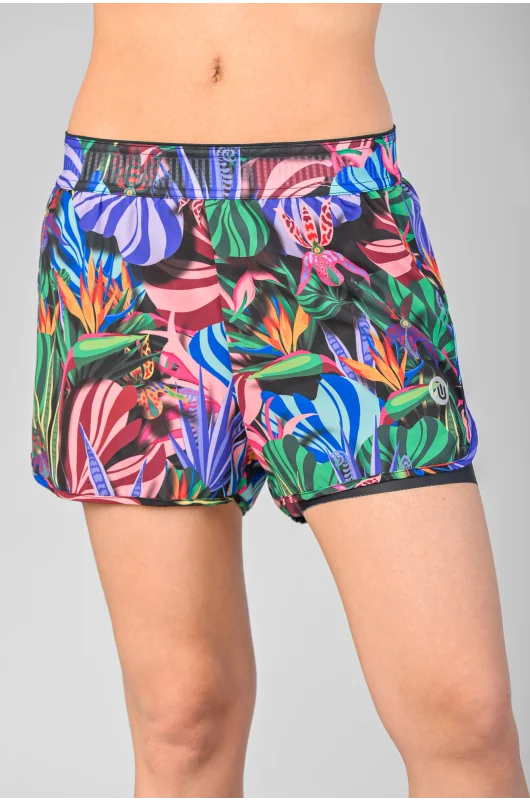 Spodenki sportowe z legginsami damskie Mosaic Candy