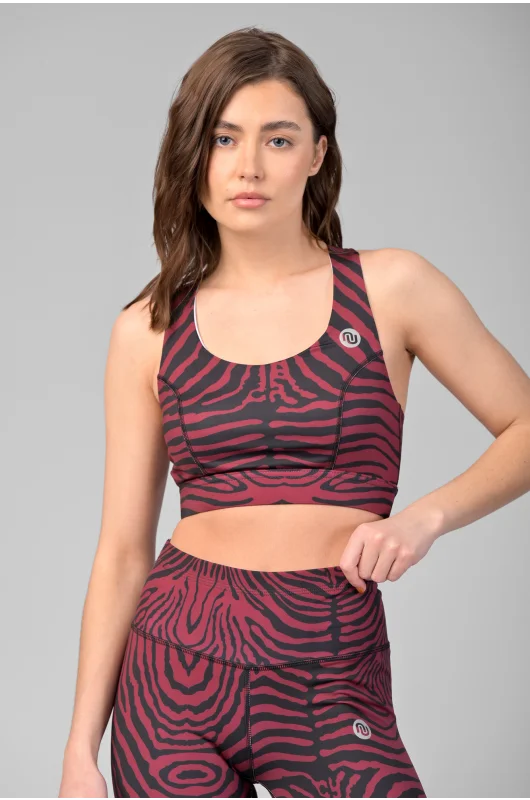 Top sportowy Zebra Blush