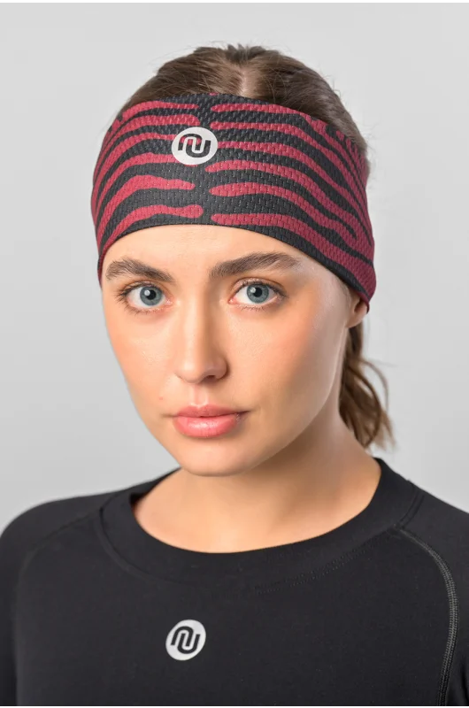 Opaska sportowa Zebra Blush