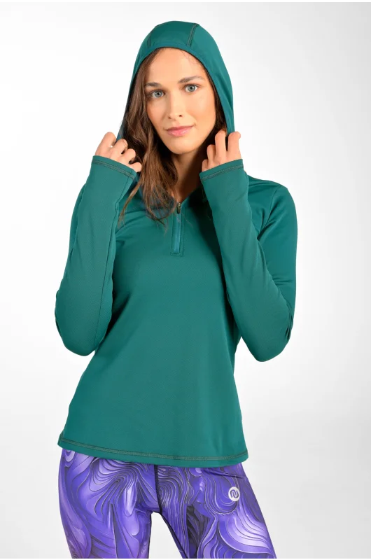 Bluza Coldproof ocieplana z kapturem Imperial Petrol