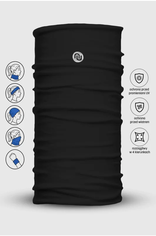 Termoaktywny komin sportowy Black